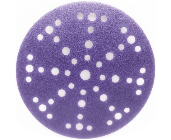 Шлифовальный круг на липучке SAPHIR 48+1 отв., 150 мм, P80, 5 шт ABRAFORM AS5-150-49-P80 – изображение 3
