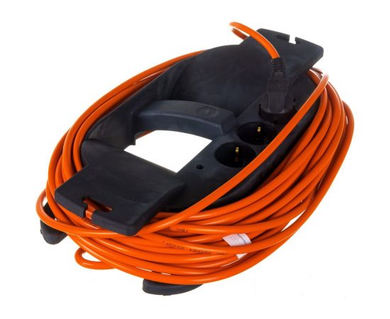 Удлинитель на каучуковой рамке Gigant Professional ПВС 3х1,5 3500Вт 3 розетки 20м 80047 – изображение 4