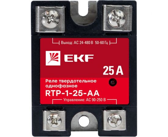 Твердотельное реле EKF однофазное RTP-25-AA PROxima rtp-1-25-aa – изображение 4
