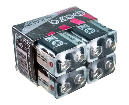 Алкалиновая батарейка ФАZА 6LR61 Alkaline Pack-4 5030602 – изображение 4