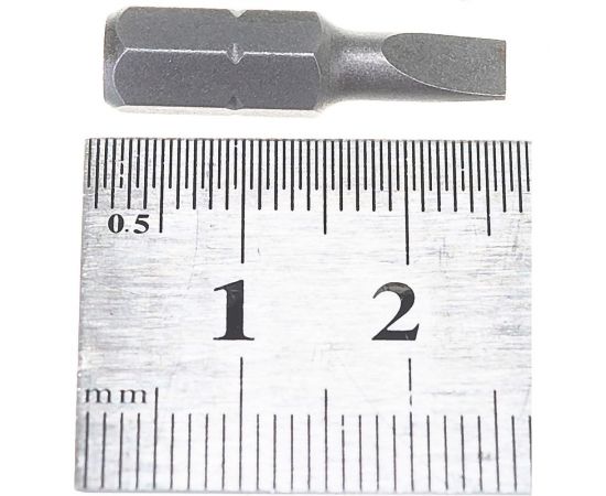 Бита (SL 0.6x4.5 мм; 25 мм; 2 шт.) Bosch 2609255908 – изображение 5