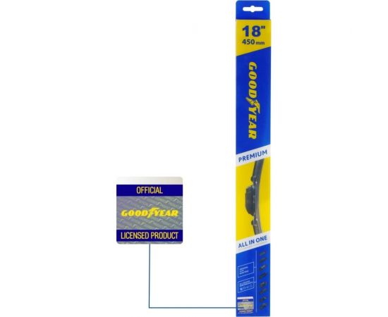 Бескаркасная щетка Goodyear PREMIUM 18/45 cm GY000438 – изображение 6