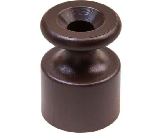 Изолятор для наружного монтажа Bironi пластик, цвет коричневый, 10 штук/упаковка B1-551-22-10 