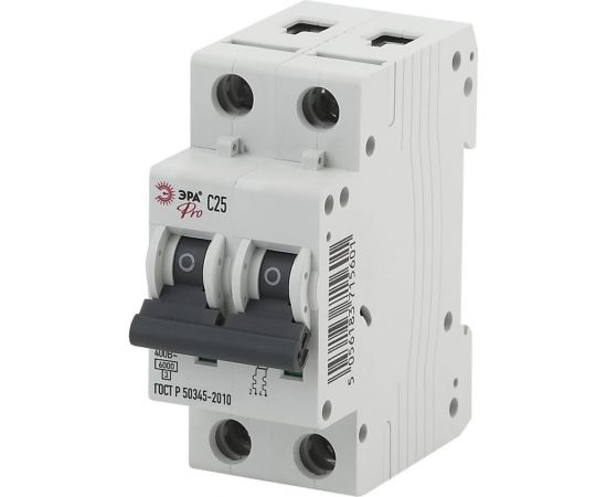 Автоматический выключатель ЭРА NO-901-55 ВА47-63 2P 16А кривая C Б0031827 