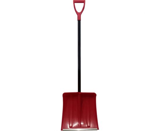 Снеговая лопата со съемным алюминиевым черенком и V-ручкой Gigant 380х370 мм GDEV-13 