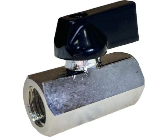 Шаровой кран переходник Pegas pneumatic резьба внутренняя 1/4" FXF 4403 