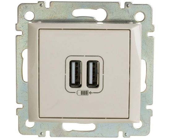 Двойная USB pозетка Legrand, VLN слоновая кость 774170 694372 