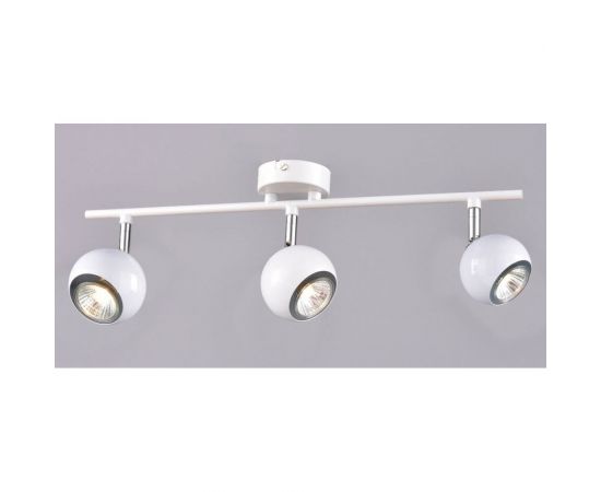 Настенно-потолочный спот РОССВЕТ 3* 40Вт* GU10 РС20722 WT+CR/3C 