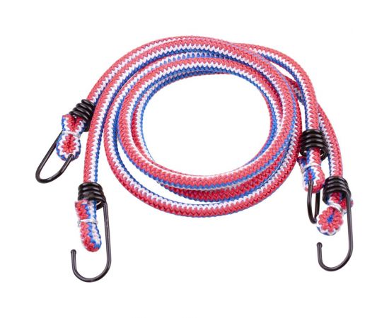 Эластичная веревка Стройбат 8x1000мм с мет.крюками 2 шт 565250 