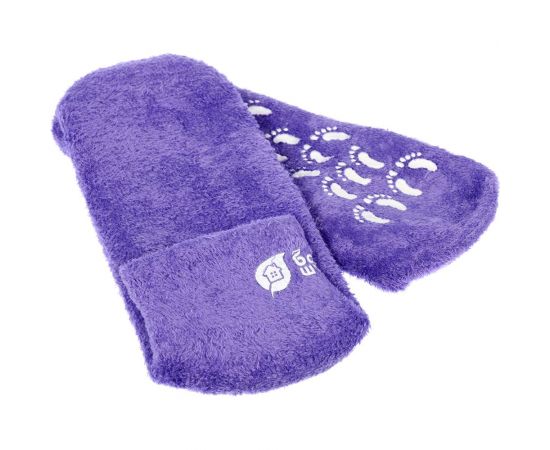 Увлажняющие велюровые носочки с гелем Банные Штучки в ассортименте, лаванда, алоэ вера 40213 