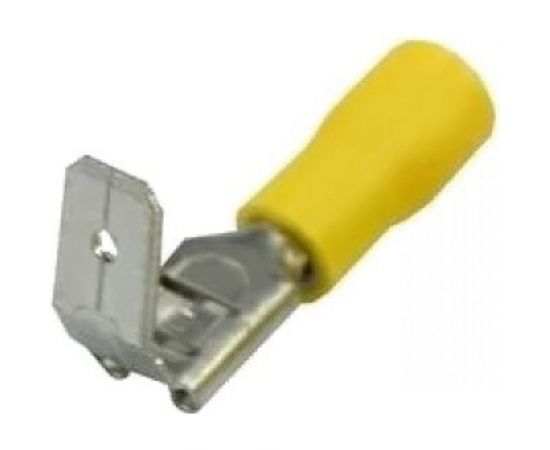 Плоская изолированная клемма REXANT гнездо 7.4мм + штекер - 6.3мм 4-6кв.мм /РПИо 6.0-7.5, 100 шт 08-0452 