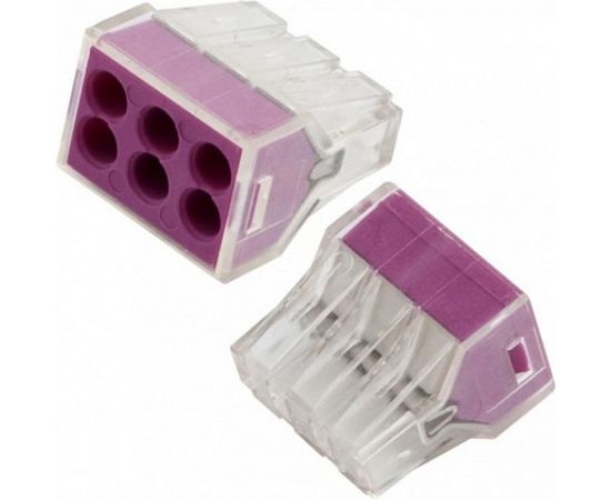 Строительно-монтажная клемма General Lighting Systems GTER6-06 СМК 6-проводная 0.75-2.5 мм2 800490 