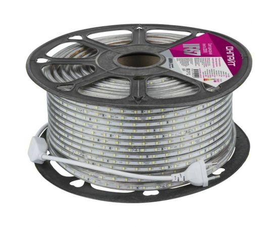 Светодиодная лента ОНЛАЙТ OLS-2835СW60-4.8-IP67-220V 80924 