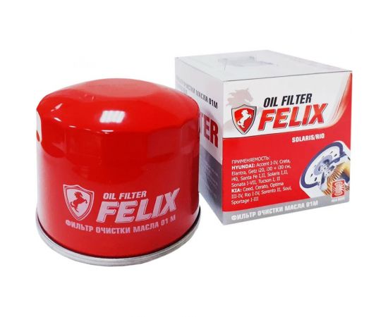 Фильтр масляный 01 М для Hyundai/Kia/Mazda/Mitsubishi FELIX 430610015 