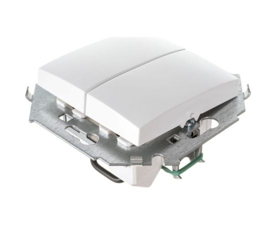 Двухклавишный выключатель Simon 16А, 250В, винтовой зажим, белый 20 1591398-030 – изображение 2