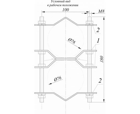 Кронштейн Мачты.ру СР-76 серый 202102170174 – изображение 2