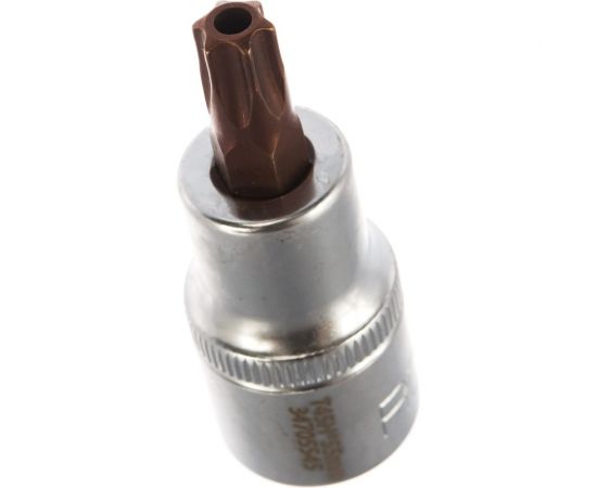 Головка-бита TORX Premium с отверстием (T45; 1/2""; L-55 мм) ROCKFORCE RF-34705545PR – изображение 2