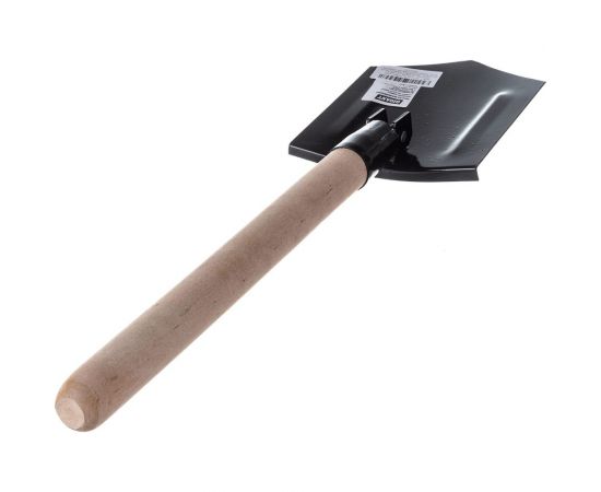 Складная автомобильная саперная лопатка Gigant с ребрами жесткости, порошковая окраска, сталь 1.5 мм, усиленный складной механизм GDEV-21 – изображение 2