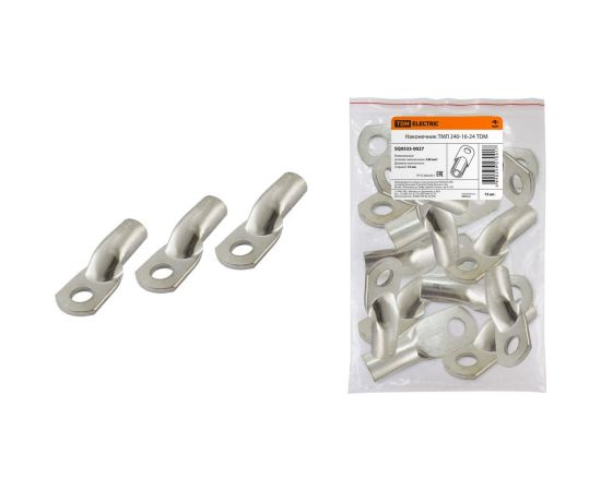 Наконечник TDM медный луженый ТМЛ 240-16-24 ГОСТ 7386-80 SQ0533-0027 – изображение 2