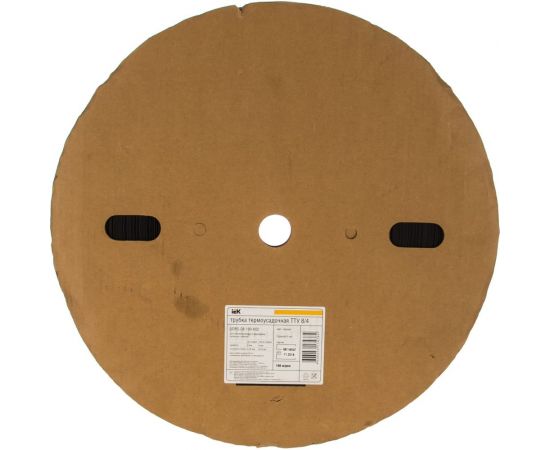 Термоусаживаемая трубка IEK ТТУ ТУТнг 8/4, длина 100м, черная ИЭК UDRS-D8-100-K02 – изображение 2