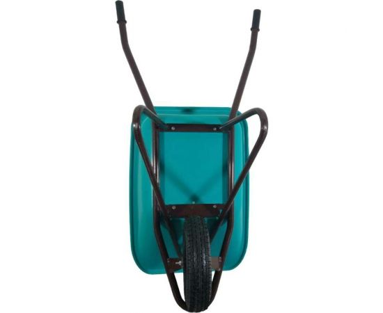 Строительная одноколесная тачка LWI 130 л, 230 кг, сверхпрочное полимерное корыто LWI130PROFI – изображение 2