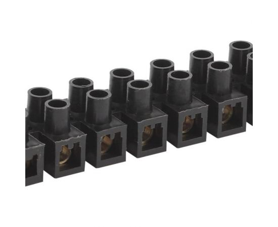 Винтовой зажим ЭРА NO-12B-3 ЗВИ-3 полипропилен 0.5-4 мм, 12 пар 100С черный, Б0051360 – изображение 2