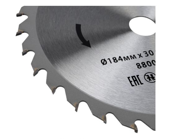 Диск пильный по дереву 184x20/16 мм, 30 зубьев KRANZ KR-92-0109 – изображение 3