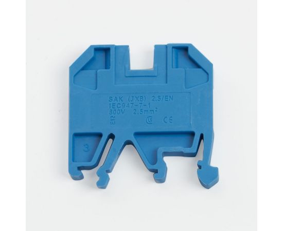 Изолированный наборный зажим (винтовой) STEKKER ЗНИ - 2,5 (JXB2.5), синий 39358 – изображение 3