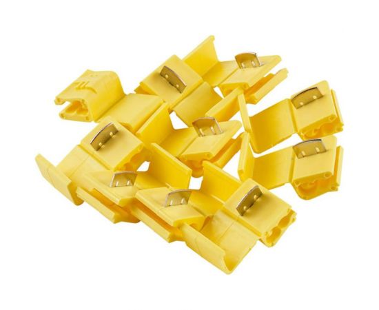 Прокалывающий ответвительный зажим STEKKER LD502-60 ЗПО-3 - 6,0 мм, желтый упаковка 10 шт 39347 – изображение 3