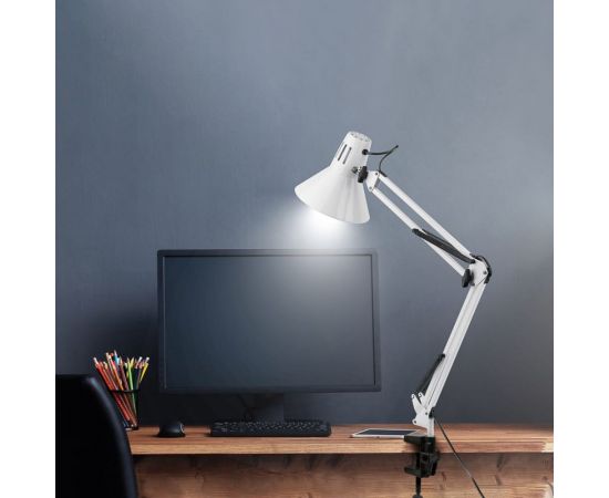 Настольная лампа REXANT Акцент на струбцине Е27 серая 603-1009 – изображение 4