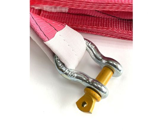 Буксировочный трос ТамбовТехСнаб 15/23 т, 15 м, скоба/петля 7930124362988 – изображение 4