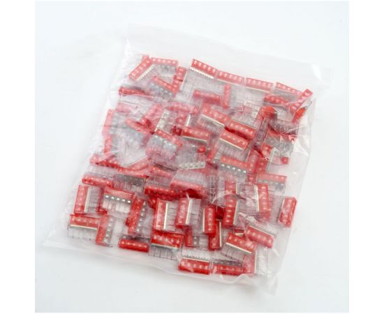 Монтажная 5-проводная клемма STEKKER с пастой для 1-жильного проводника, ld2273-245, 39944 – изображение 4