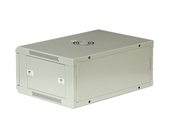 Серверный настенный шкаф W&T 4U 600х450 19 дюймов серый M046045GWTWOF – изображение 4