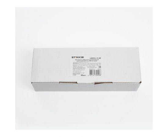 Изолированный наборный зажим (винтовой) STEKKER ЗНИ - 4,0 (JXB4), синий 39359 – изображение 5