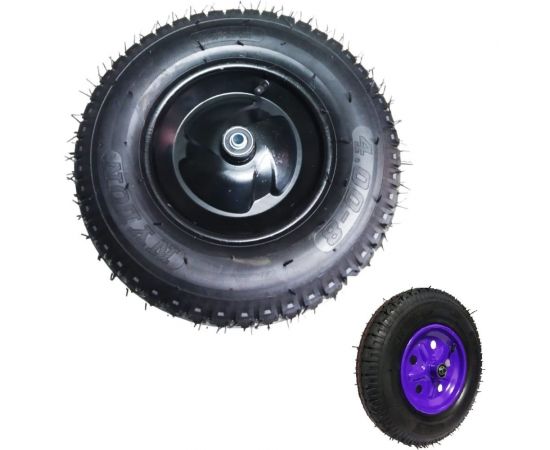 Строительная одноколесная тачка LWI 130 л, 230 кг, сверхпрочное полимерное корыто LWI130PROFI – изображение 5