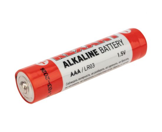 Алкалиновая батарейка REXANT AAA, LR03 4 шт 30-1012 – изображение 7