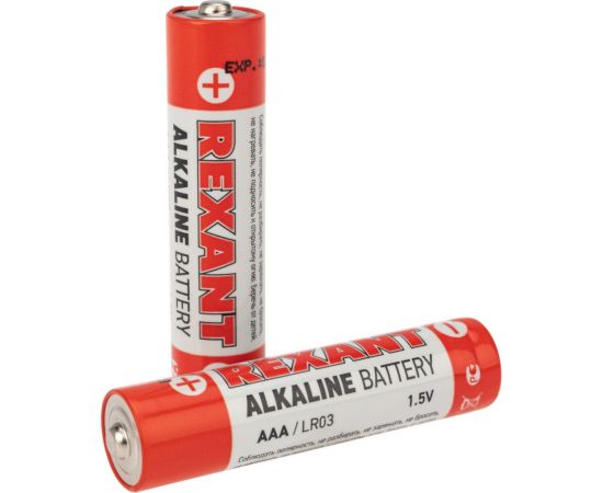 Алкалиновая батарейка REXANT AAA, LR03 4 шт 30-1012 – изображение 8