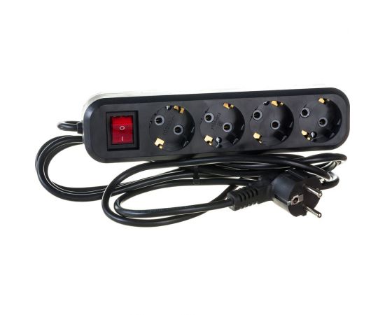 Бытовой удлинитель Gigant с заземлением ПВС 3x0,75 3500Вт 4 гнезда 3м 80093 