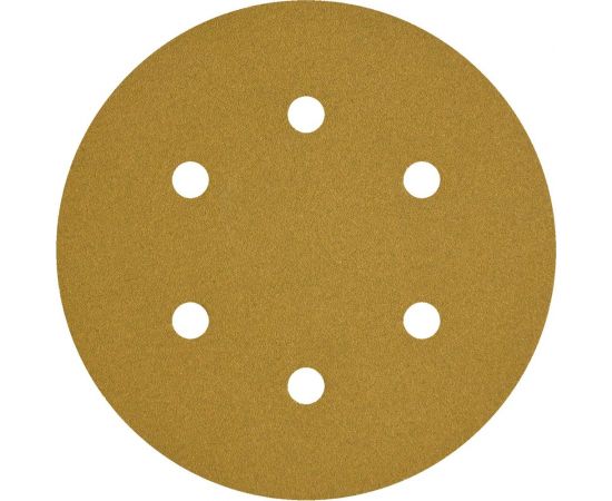 Круг шлифовальный на липучке PAPER GOLD (5 шт; 150 мм; 6 отверстий; P220) NAPOLEON npg5-150-6-220 