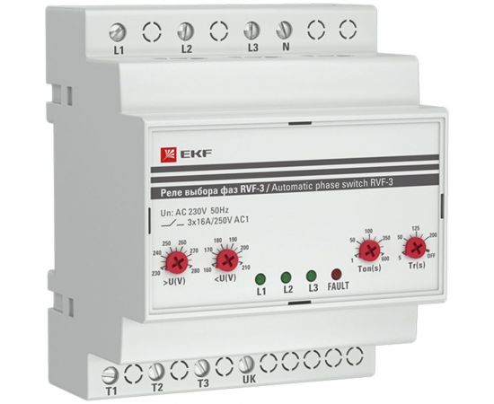 Реле выбора фаз EKF PROxima РВФ-3 RVF-3 