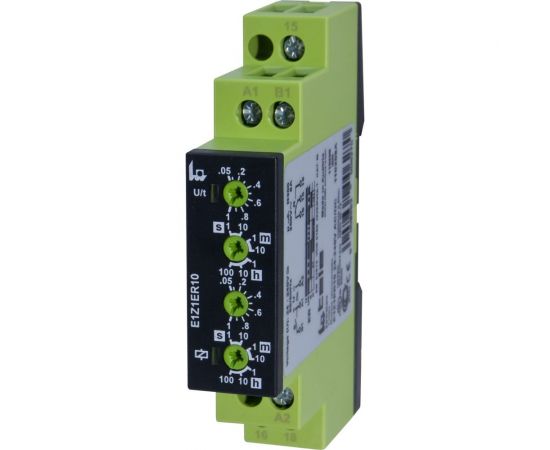 Реле времени TELE задержка включения и выключения E1Z1ER10 24-240V AC/DC VE10 110208A 