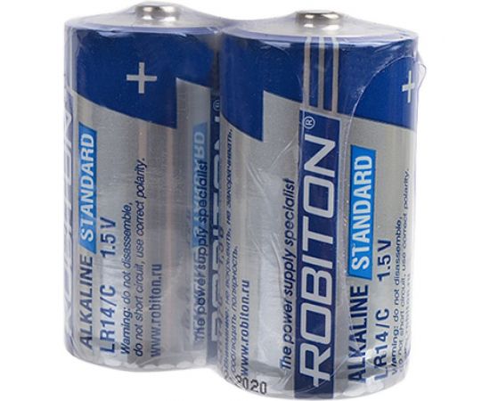 Элемент питания Robiton STANDARD LR14 SR2, в упаковке 2 шт 13593 