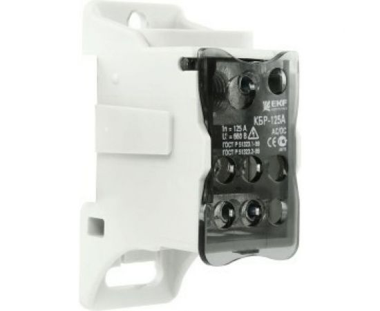 Распределительный блок EKF КБР на DIN-рейку и монтажную панель, 160A, PROxima SQplc-kbr160 