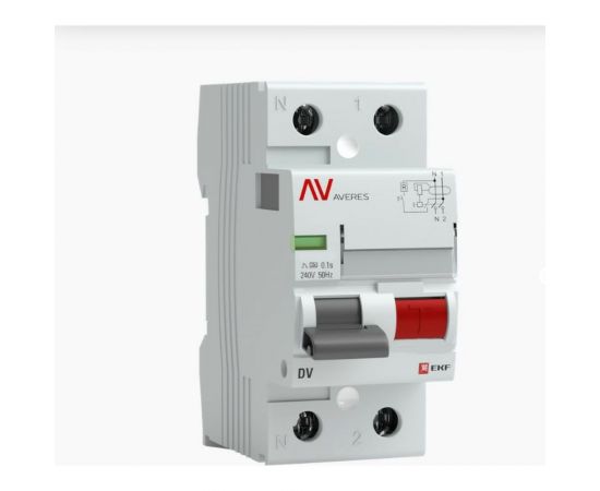 Устройство защитного отключения EKF DV 2P 63А/100мА A AVERES rccb-2-63-100-a-av 