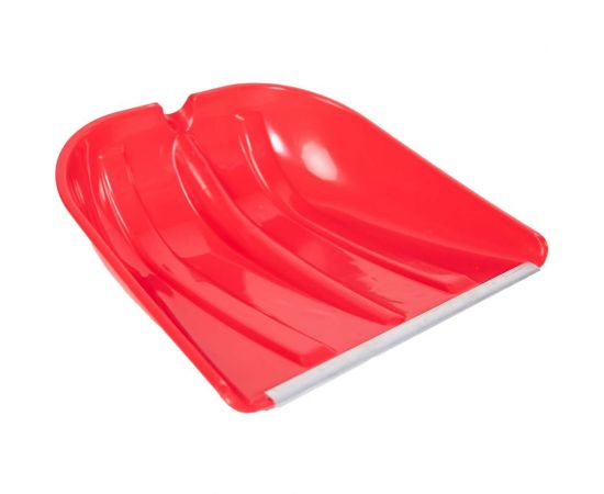 Снеговая лопата КЭС 410x420 мм, алюминиевая планка, цветная 44 