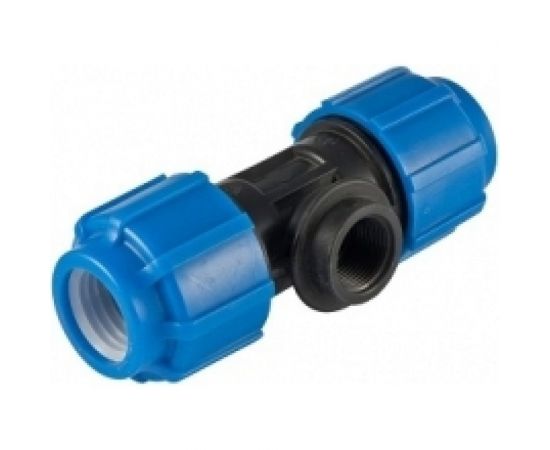 Тройник с внутренней резьбой ПОЛИТЭК 50х1 1/4х50 52511450 