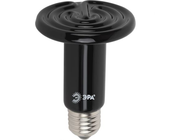 Инфракрасная лампа ЭРА FITO-100W-НQ керамическая, CeramiHeat, для брудера, рептилий 100 Вт Е27, Б0052715 