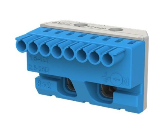 Самозажимной клеммник ABB, N8x4+2x25 мм ZK82B 1SPE007715F9703 
