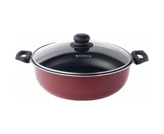 Жаровня Демидовский глубокая 24 + стеклянная крышка СЭ-012 