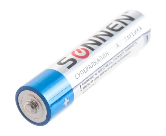 Батарейки SONNEN Super Alkaline, AAA алкалиновые, 4 шт., в блистере, 451096 – изображение 2